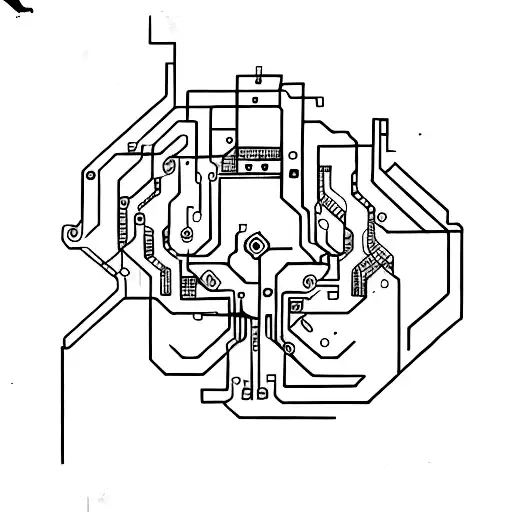 Cyberpunk Style Circuitry