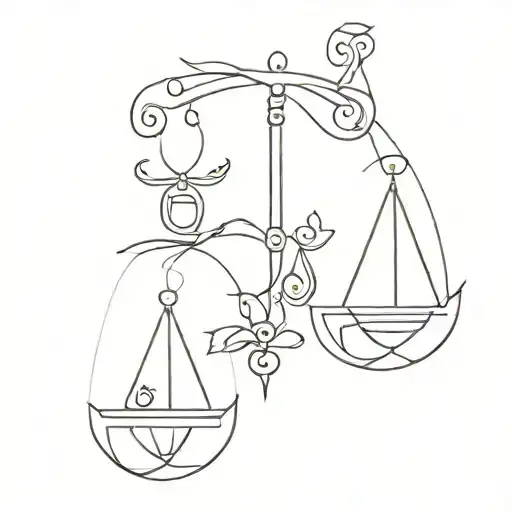 Leo And Libra Symbol