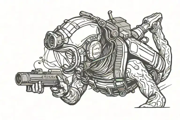 Side View Of A Scuba Diver With A Swim Mask And Swim Fins No Helmet Stretched Out Flat