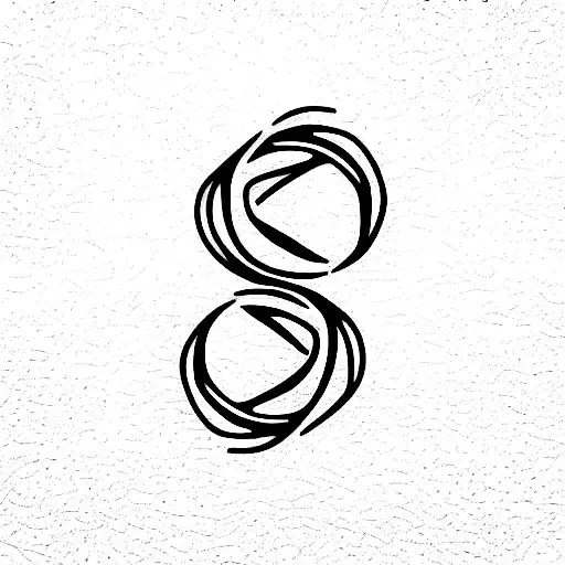 Long Line With Motorcycle Symbol In The Middle