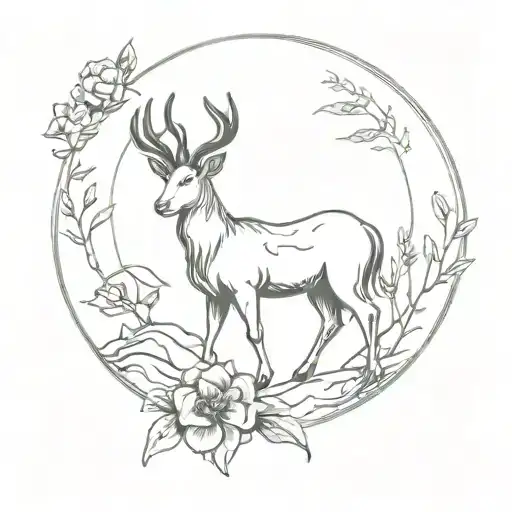 Capricorn And Nature