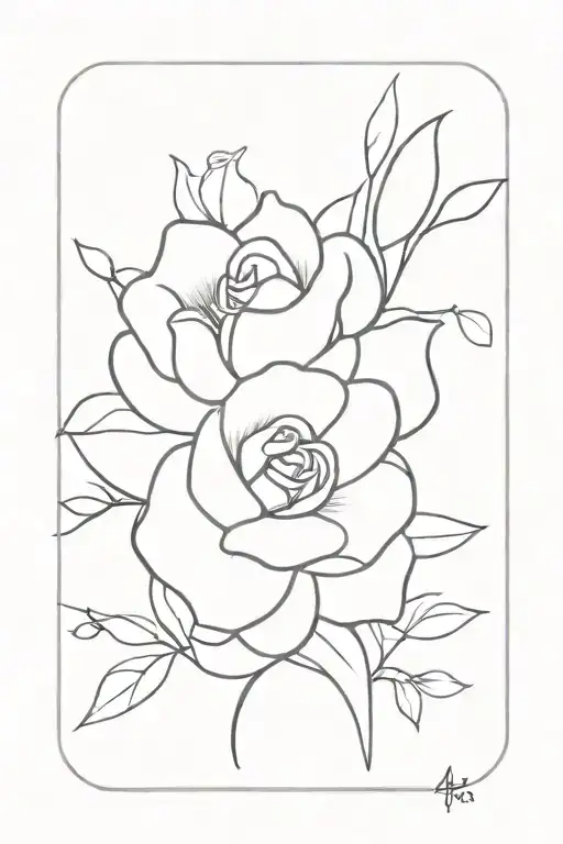 A Tattoo That Represents The Lost Love Of A Girl Named A