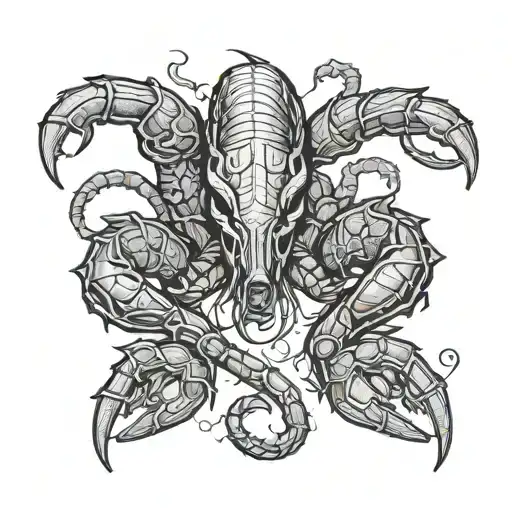 Sexy Red Head Girl As A Scorpion