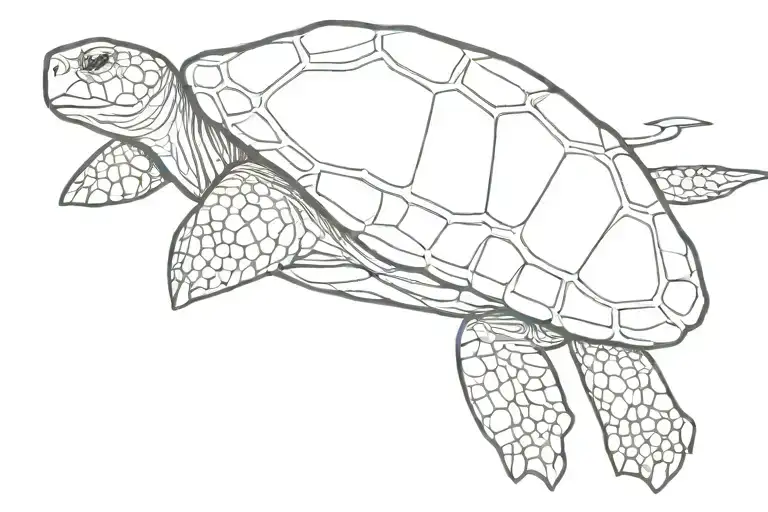 Fine Line Turtle