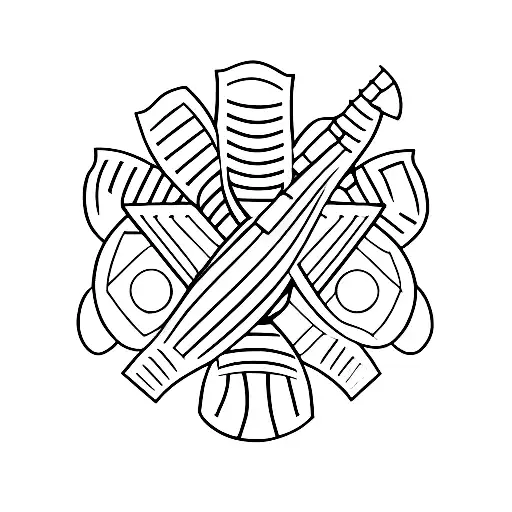 Rugby Field With A Sunset Backdrop