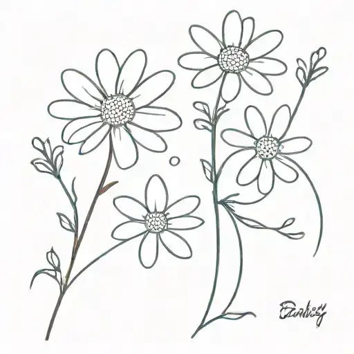 Daisy Flowers Minimal