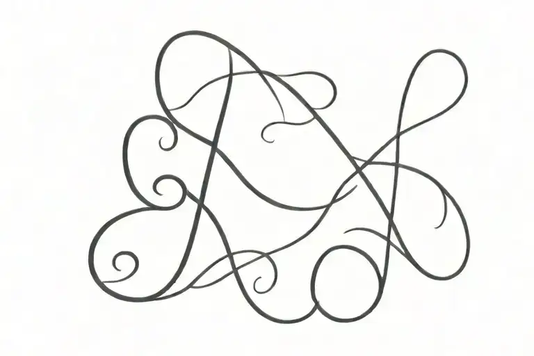 A Line With A N And B Letters