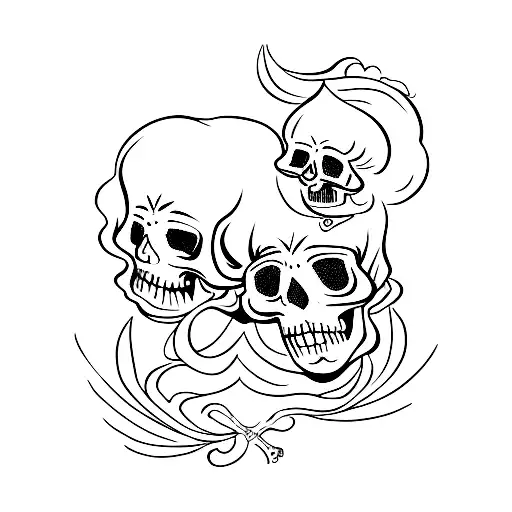 Cherub And Skull