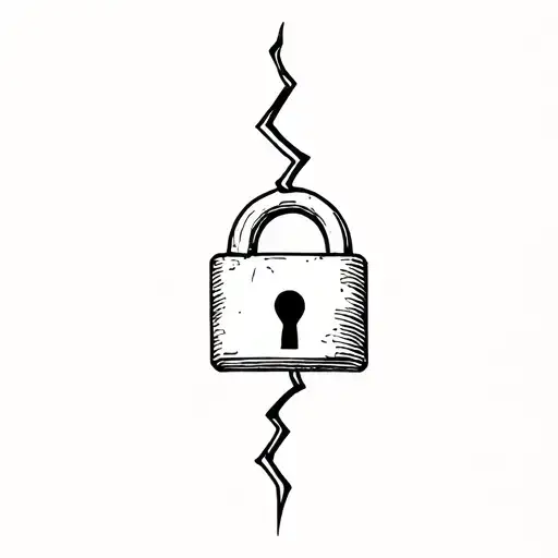 Broken Padlock