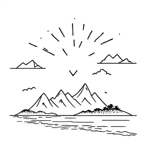 Beach And Mountains Incorporate God