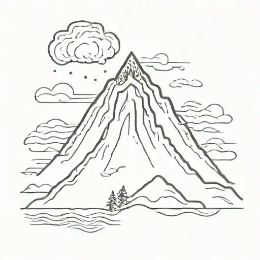 Cute Simple Volcano