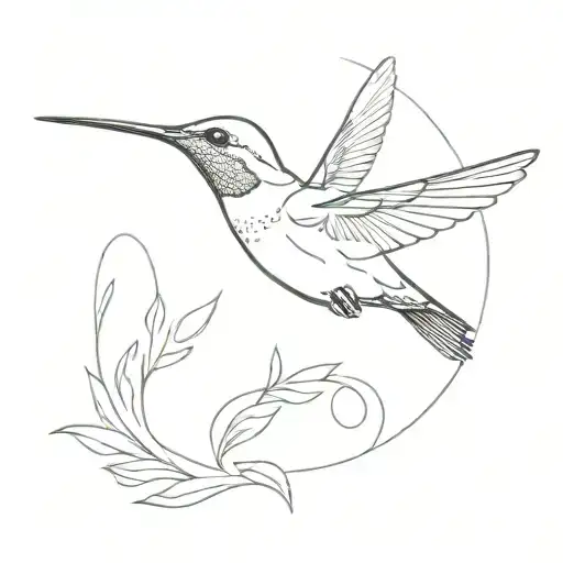 Hummingbird Hovering