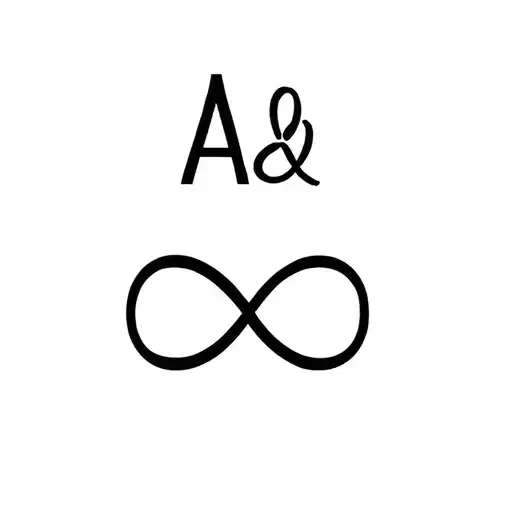 Initials A And O And An Infinity Symbol Not To Special