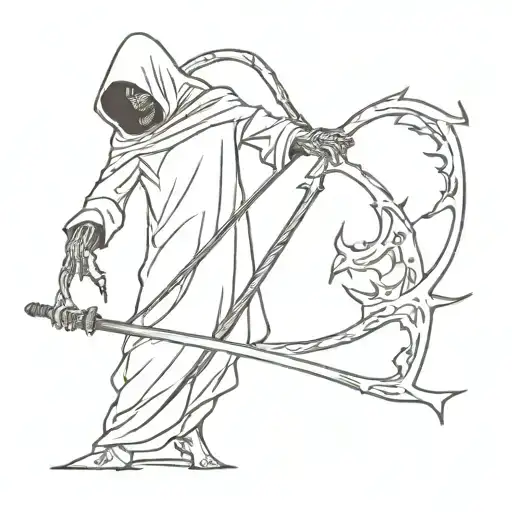 Grim Reaper Bloody Scythe