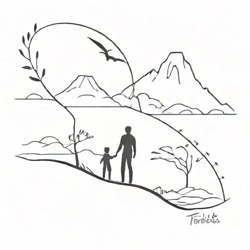 Distance Between Father And Son Due To Nature