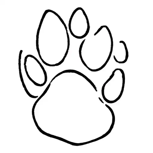 Dog Paw Print