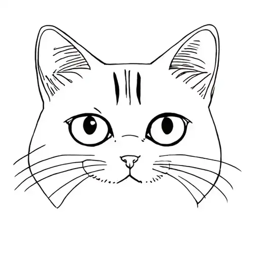 Cat With 4 Eyes Looking