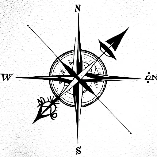 Compass With Ocean
