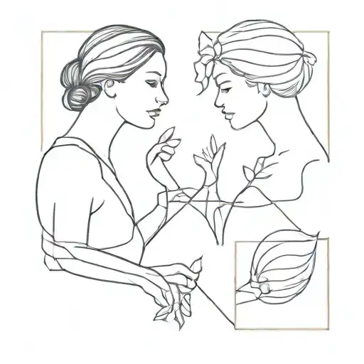 Matching Tattoos For 3 Sisters With Different Interests