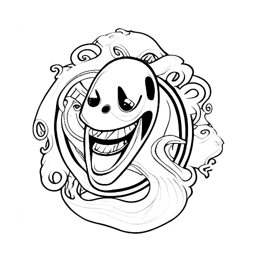 Car Driving Past Ghosts