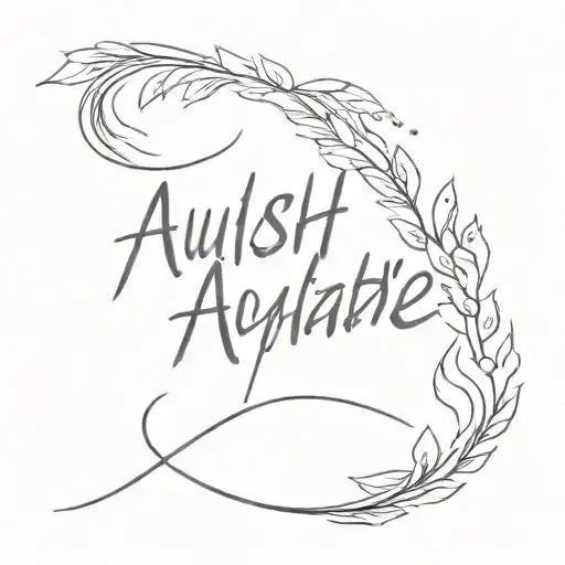 Flash Word 'Saudade' Written