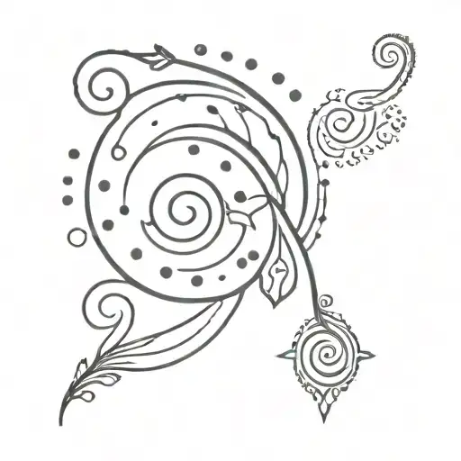 Simple Indian Style Pattern Incorporating Lots Of Dots