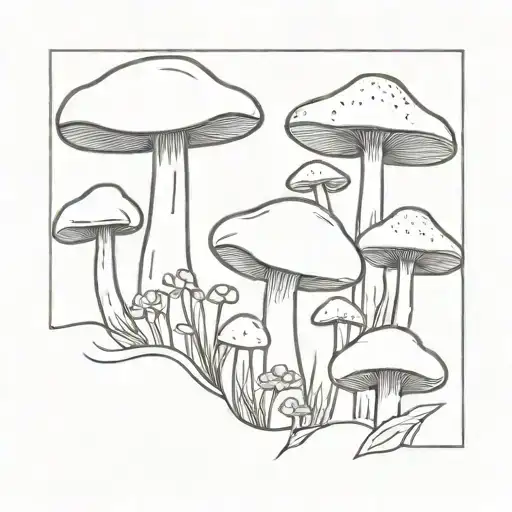 Mushrooms And Nature