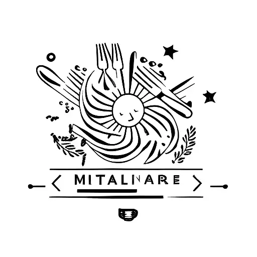 Restaurant Items On Top Of Line