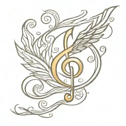 Phoenix And Treble Clef