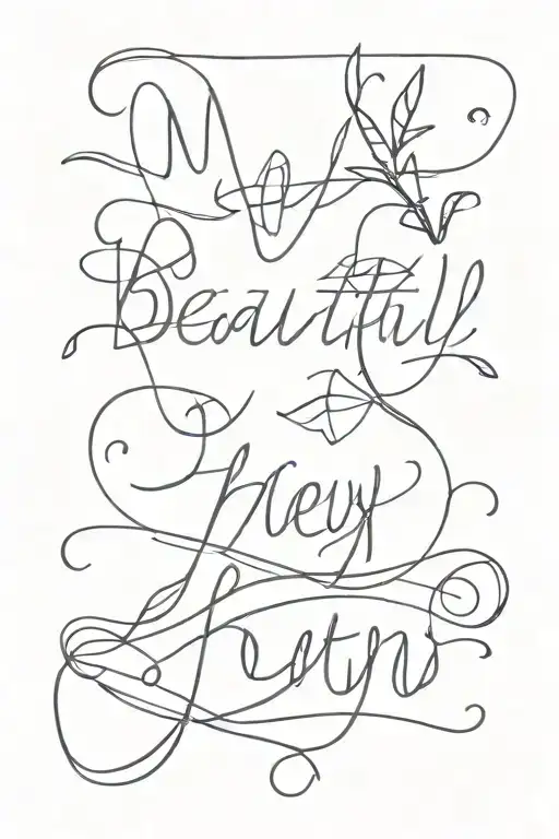 Word Beautiful And Chewy Written