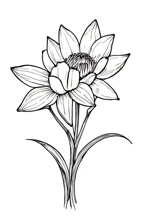 Daffodil And Water Lily