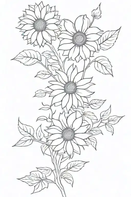 Gemini And Sunflower