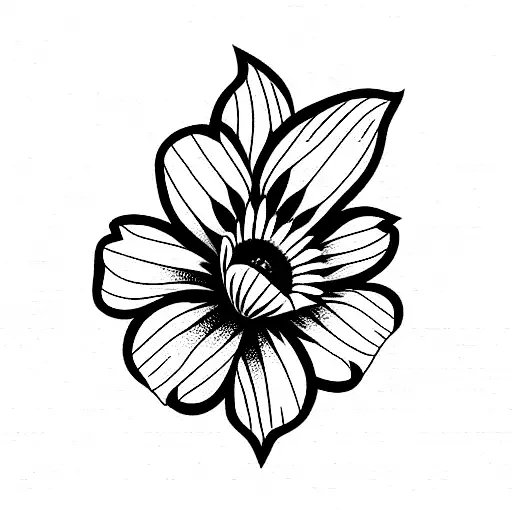 Flower Spinal Tattoo With Isabella And Jax Wrote On It