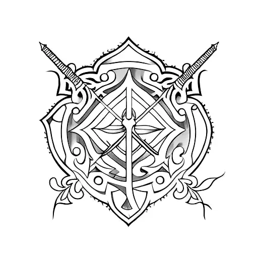 A Simple And Elegant Sword Silhouette