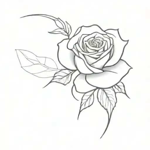 Rose And Honeysuckle