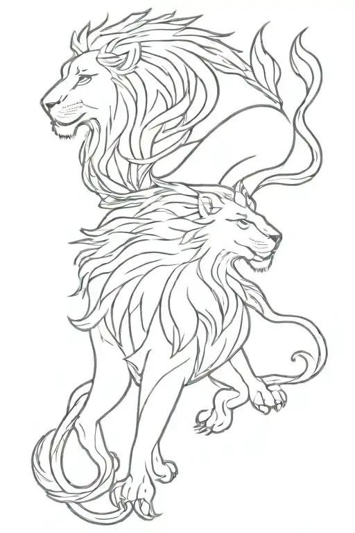 Lion And Phoenix Line