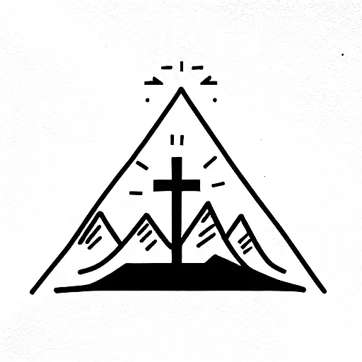 Mountain With A Cross