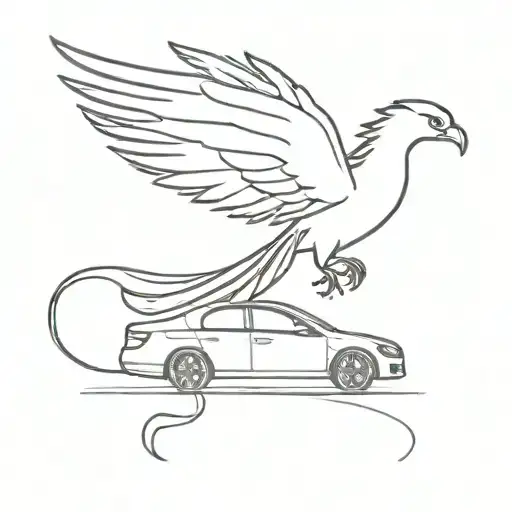 Car And A Phoenix