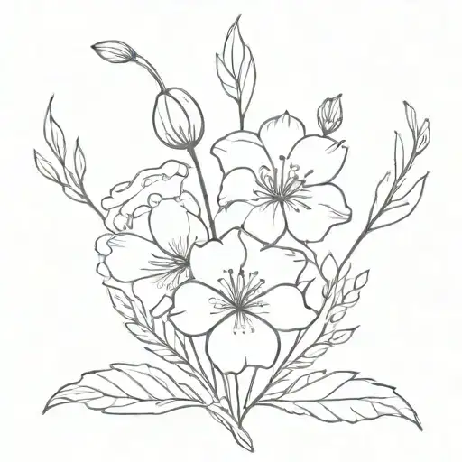 Birth Flower For March June July December February January