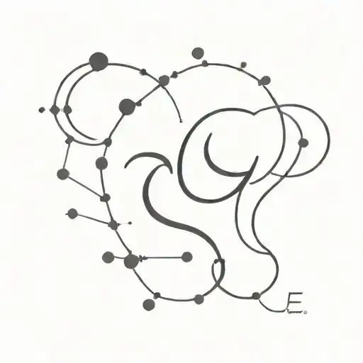 Scorpio Constellation With The Letter E Incorporated