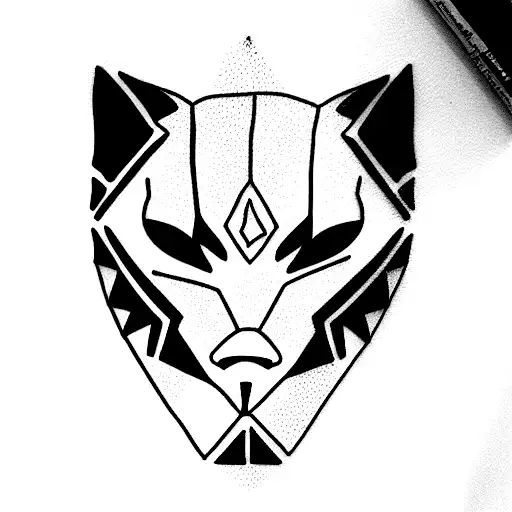 Black Panther With Pink Eyes