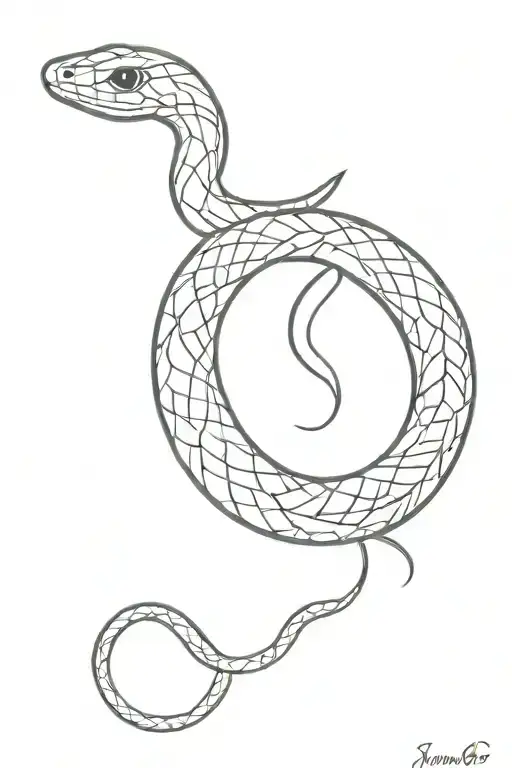 Snake Wrapped
