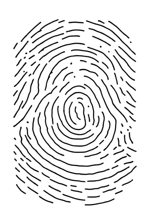 Dog Fingerprint And Dog Town