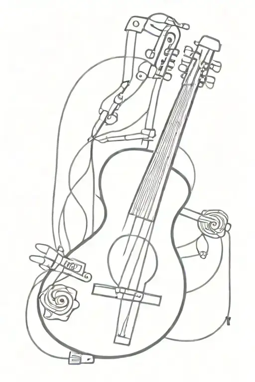 Indian Musical Instrument Cables Leading