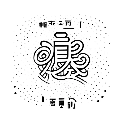 A Minimalist Tattoo Of A Philosophical Quote Written In Japanese Characters