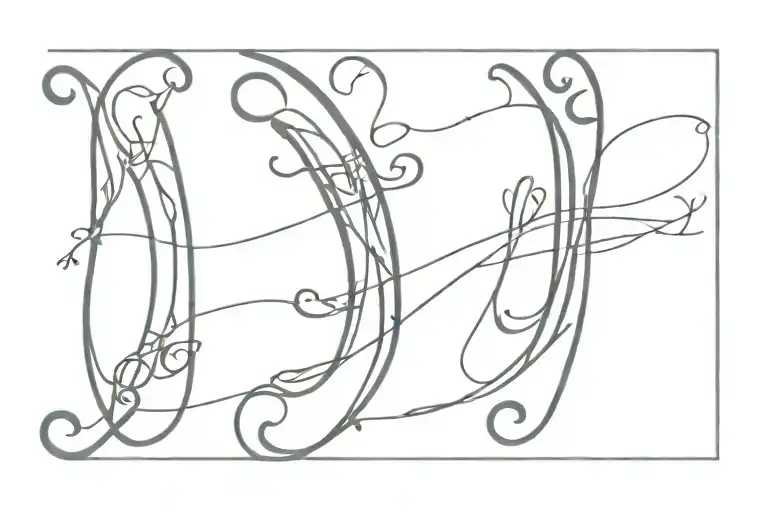 Scroll With Roman Numerals