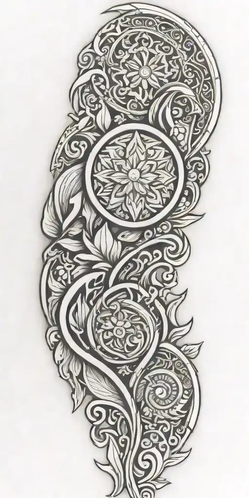 Incorporate Leather Tooling Patterns Into A Western Tattoo Design