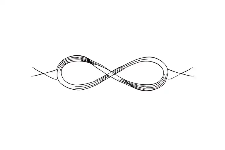 Pisces Infinity Symbol Intertwined