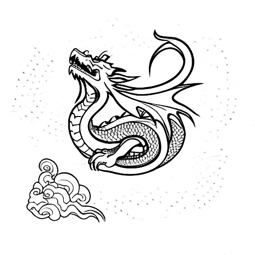 Dragon Resting On A Cozy Reading Nook