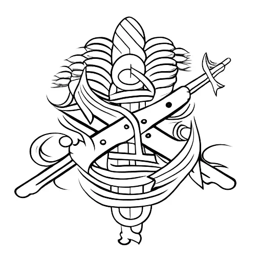 Cross With Fish Hook